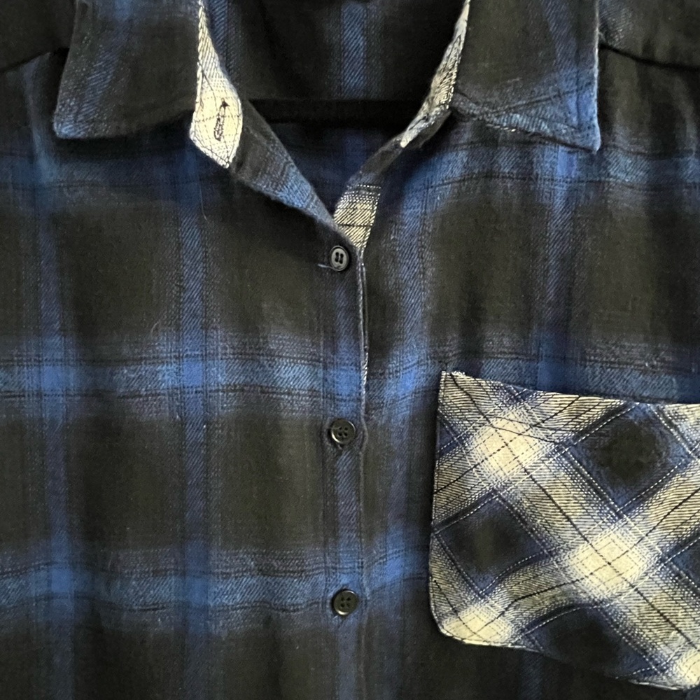 Soft Plaid Button Down Shirt